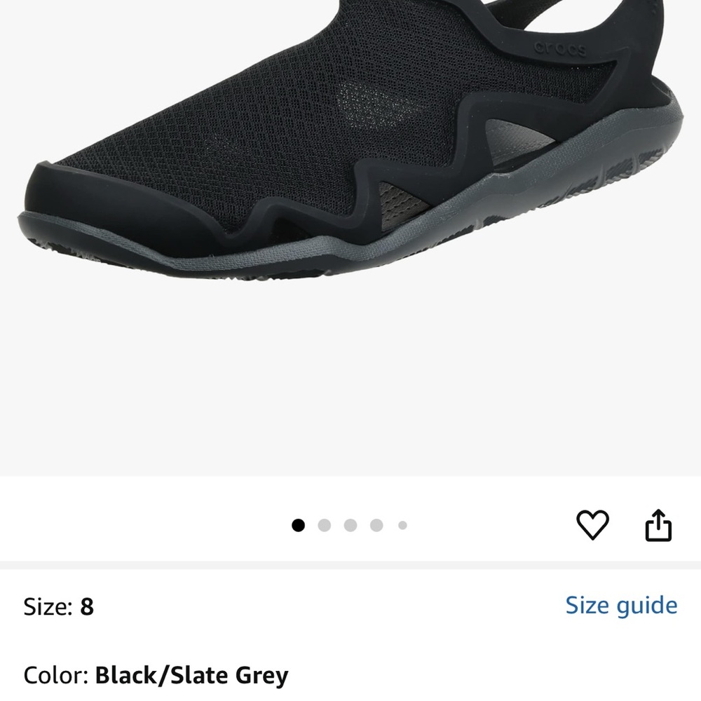 Crocs Men's Swiftwater Mesh Wave Sandals Water Shoe
